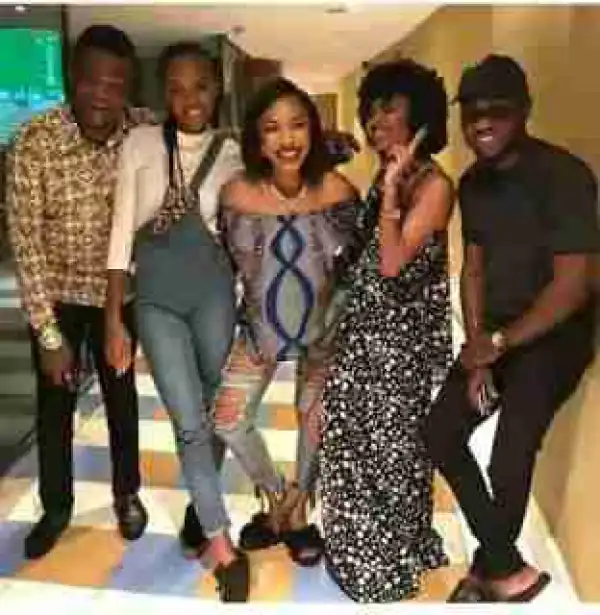 Tonto Dikeh Takes Her Online Fanpage Personalities To Dinner